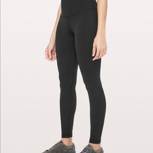 Lululemon align high rise pant 28” size 10